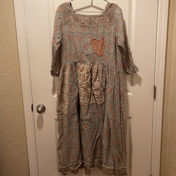 Magnolia Pearl Hand Block Printed Watson Dress - Picture 1 of 9